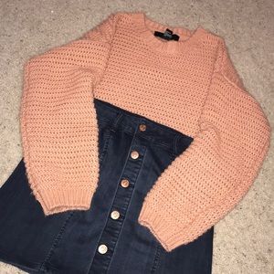 Salmon sweater